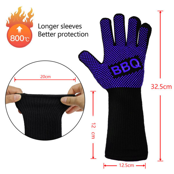 Seamless Outdoors Non-Slip BBQ Gloves (1-Pair) product image