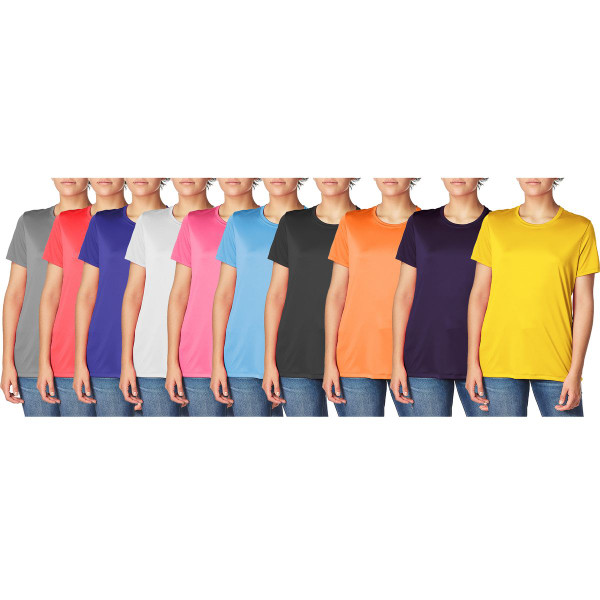 Cool Dri-FIt Moisture Wicking Slim-Fit Crew Neck T-Shirts (3-Pack) product image