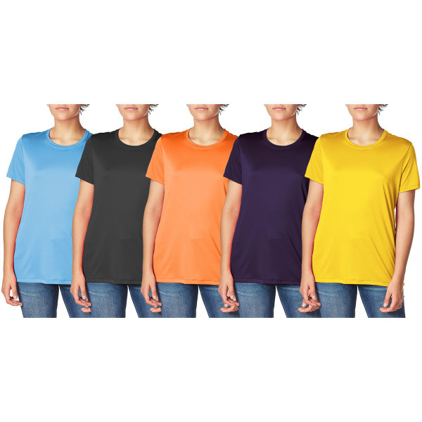 Cool Dri-FIt Moisture Wicking Slim-Fit Crew Neck T-Shirts (3-Pack) product image