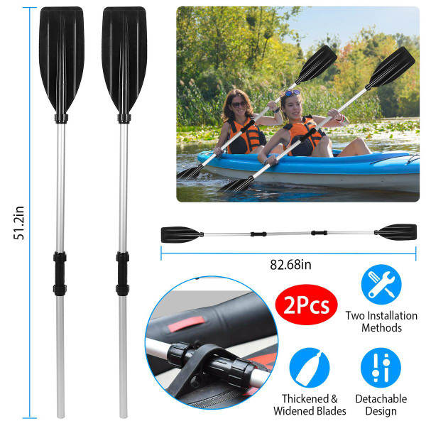 LakeForest® 2-in-1 Aluminum Alloy Kayak Paddles product image