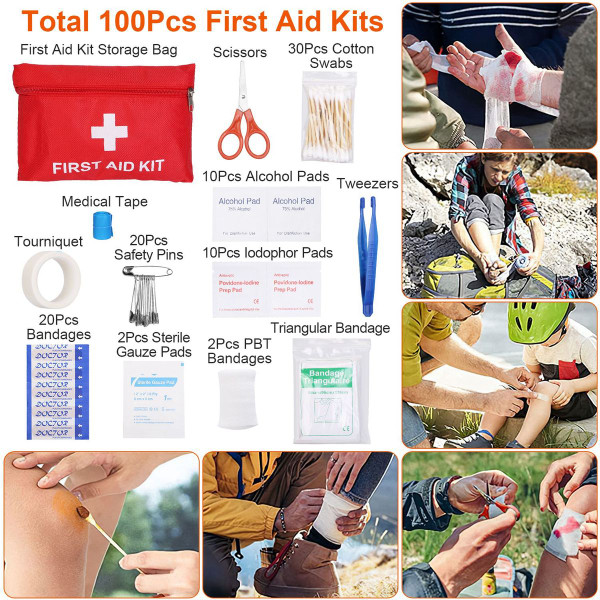 LakeForest® 125-Piece Emergency Survival Kit product image