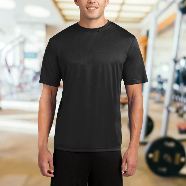 Cool Dri-FIt Moisture Wicking Slim-Fit Crew Neck T-Shirts product image