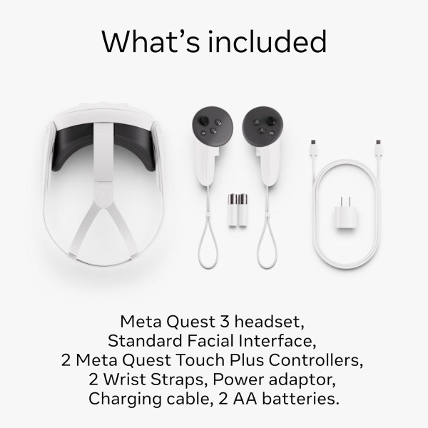 Meta Quest 3 512GB Breakthrough Mixed Reality VR Headset product image
