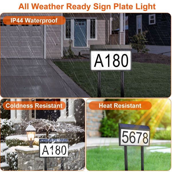 iMounTEK® Solar Address Plaque Light product image