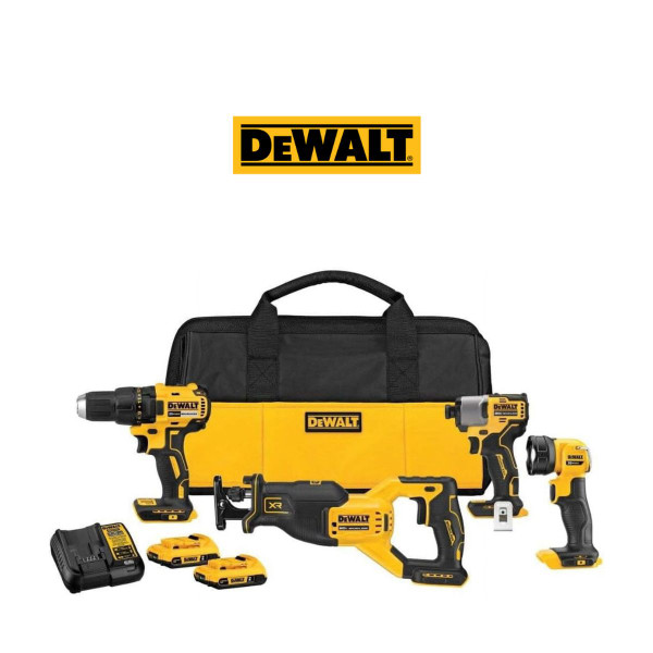 DEWALT 20V Lithium MAX Brushless Cordless 4-Tool Combo Kit Bundle product image