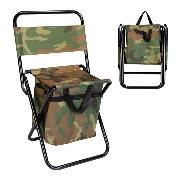 LakeForest® Foldable Fishing Chair with Cooler Bag product image