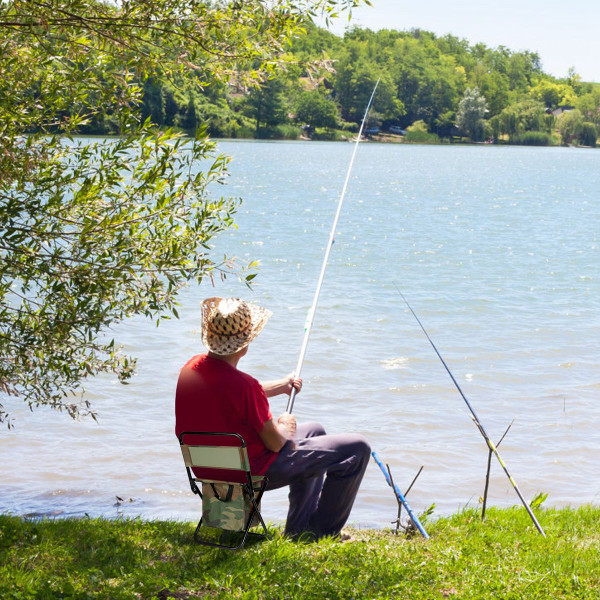 LakeForest® Foldable Fishing Chair with Cooler Bag product image