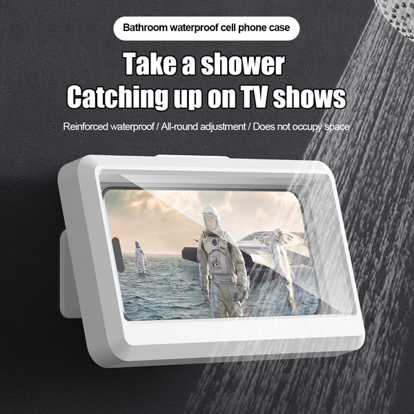 360-Degree Rotating Waterproof Shower Phone Holder product image