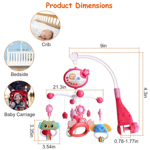 BabyLuv™ Crib Musical Mobile Light product image