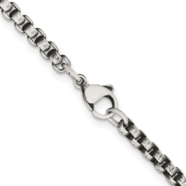 Stainless Steel 3.9mm Rounded Box Chain product image