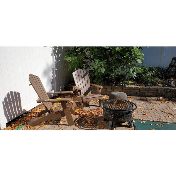 Poly Lumber Oversized Adirondack Chair with Cup Holder product image
