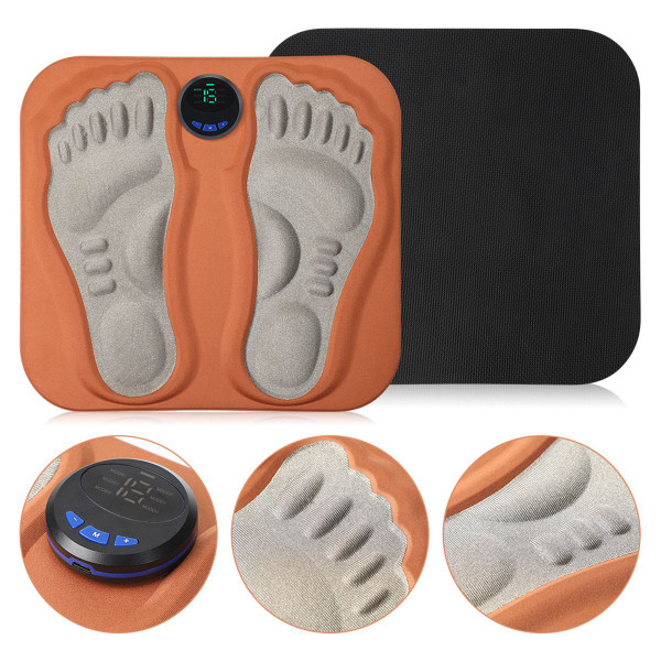 3D EMS Foot Massager Pad Calf Foot Automatic Mat Relaxes Muscles USB Charging product image