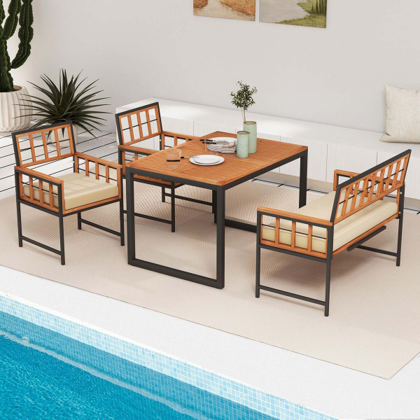 Costway 4-Piece Outdoor Patio Dining Set  product image