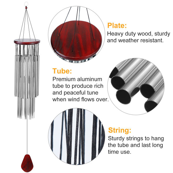 36-Inch 27-Tube Deep Tone Wind Chime product image