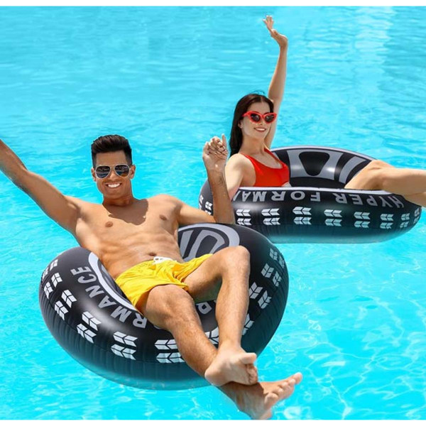 Aqua World™ Inflatable Tire Tube Swim Ring for Adults (2-Pack) product image