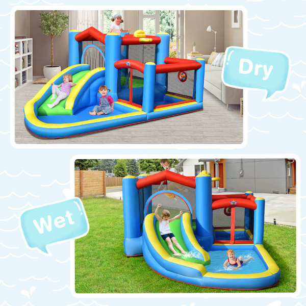 Kids' Inflatable Water Slide Bounce Castle (With or Without Blower) product image