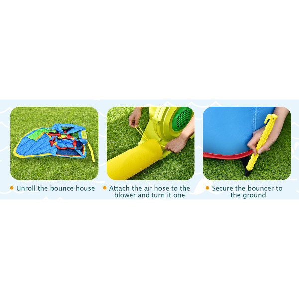 Kids' Inflatable Water Slide Bounce Castle (With or Without Blower) product image