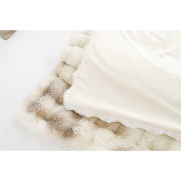50 x 60-Inch Faux Rabbit Fur Blanket product image