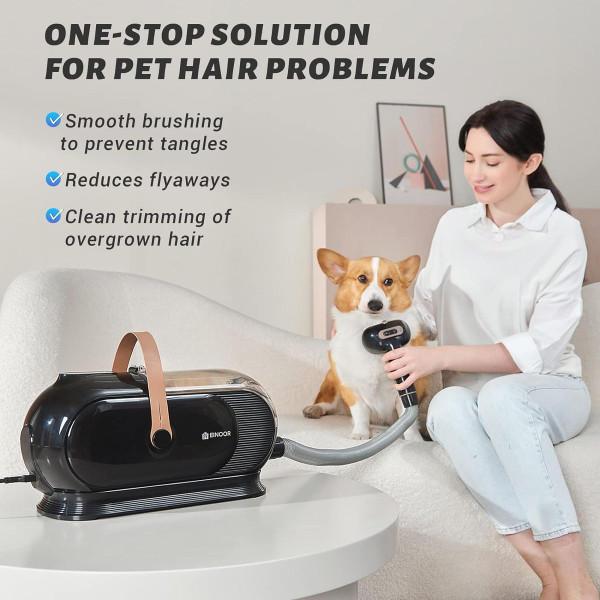 Einoor® Professional Pet Grooming Kit with Vacuum Function product image