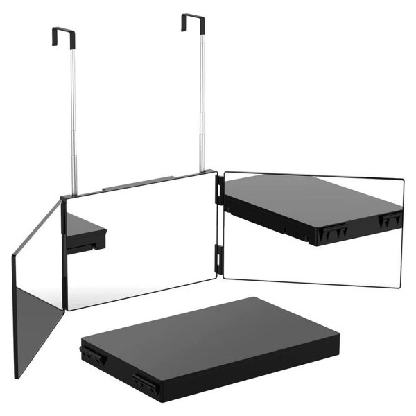 Foldable 3-Way Mirror (With or Without Light) product image