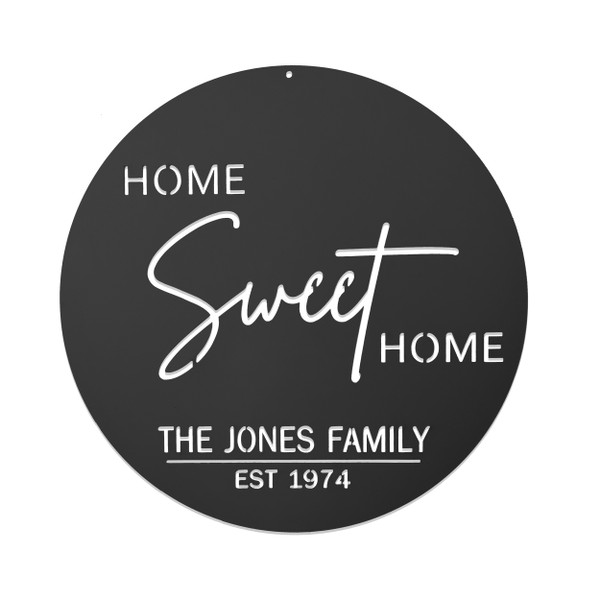 Personalized 'Home Sweet Home' Modern Family Plaque product image