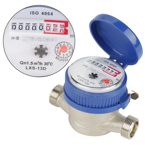 Intelligent water meter Household mechanical high sensitive pointer digital display combination water meter product image