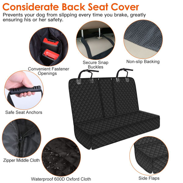 Pet Car Rear Seat Protector Mat product image