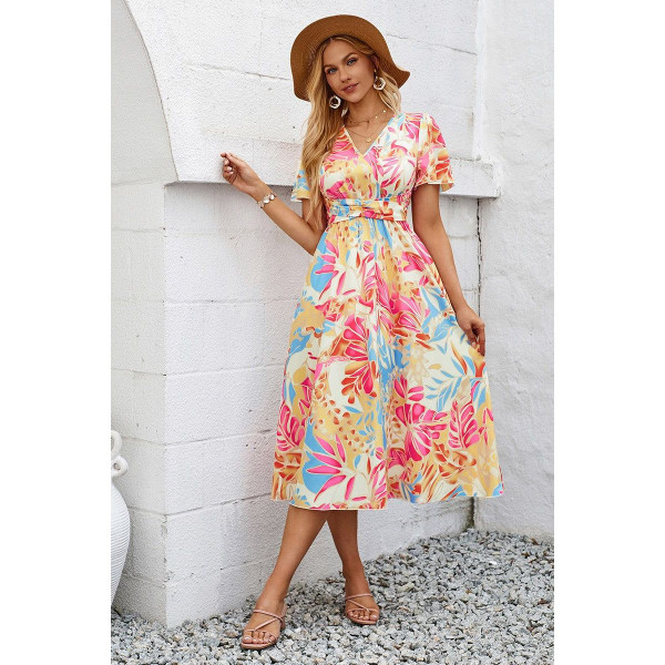 Women's Meadow Dreams Belted Midi Dress product image