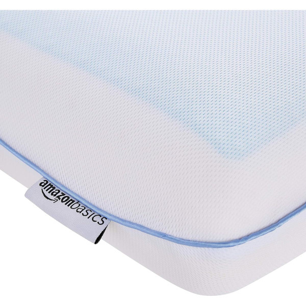 Cooling Gel Memory Foam Pillow with Machine-Washable Cover by Amazon Basics® product image