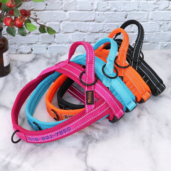 Personalized Nylon Reflective Dog Harness product image