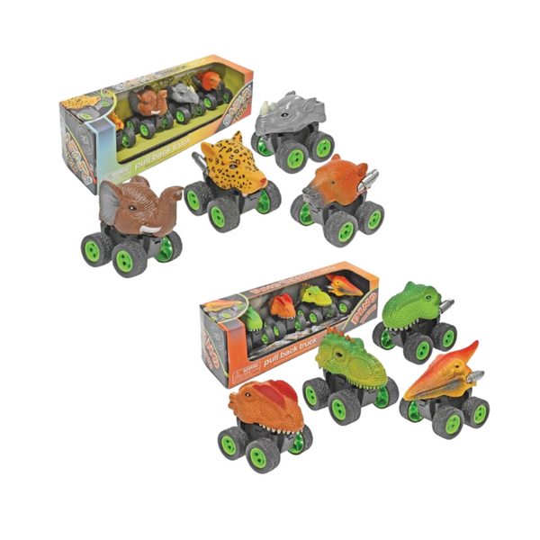 Pull-Back Animal Trucks (Set of 4) product image