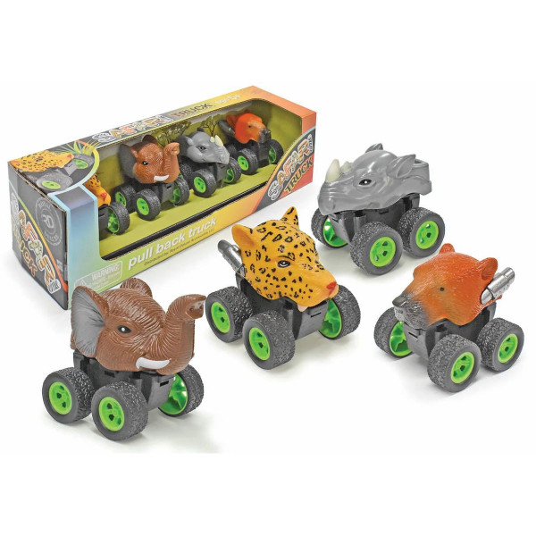Pull-Back Animal Trucks (Set of 4) product image