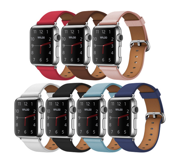 Waloo® Classic Leather Band for Apple Watch Series 1-7 product image