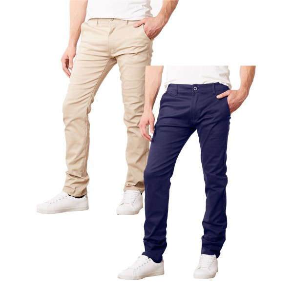 Men's Slim-Fit Cotton Stretch Chino Pants product image