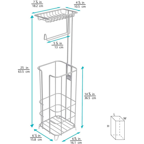 ZCCZ Freestanding Toilet Paper Holder Stand product image