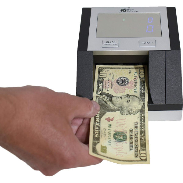 Royal Sovereign® 5-Phase Bank-Grade Counterfeit Detector, RCD-BG1 product image