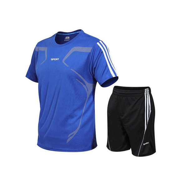 Braveman™ Men's Active 2-Piece T-Shirt and Athletic Shorts Set product image