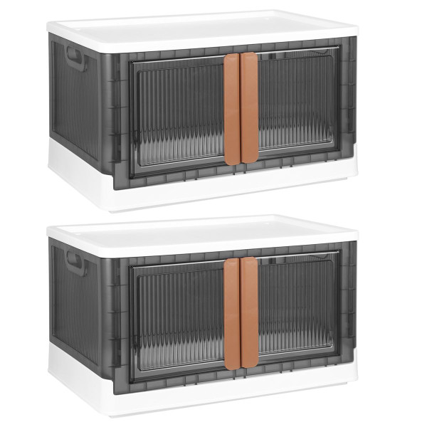 NewHome™ Foldable & Stackable Storage Bins (2-Pack) product image