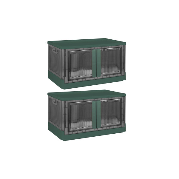 NewHome™ Foldable & Stackable Storage Bins (2-Pack) product image