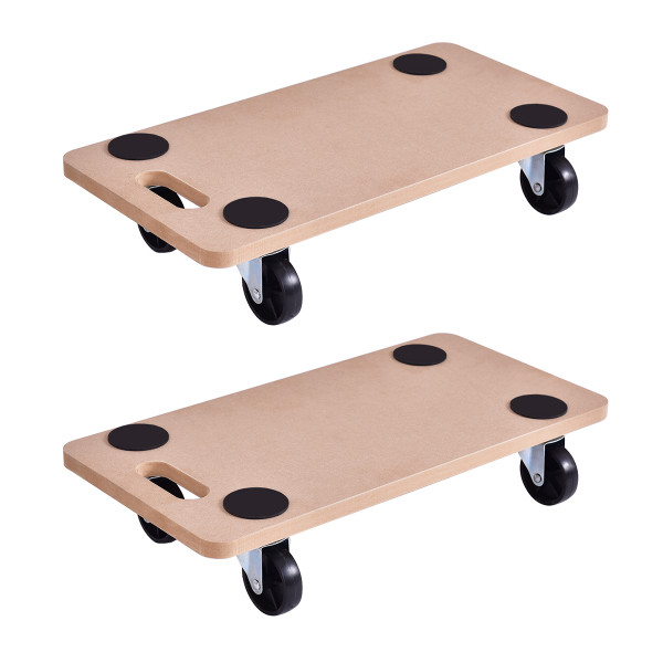 440-Pound Wood Platform Dolly (1, 2 or 4-Pack) product image
