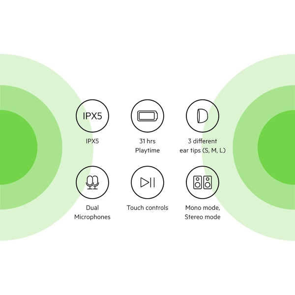 Belkin SoundForm Rise Ear Buds product image