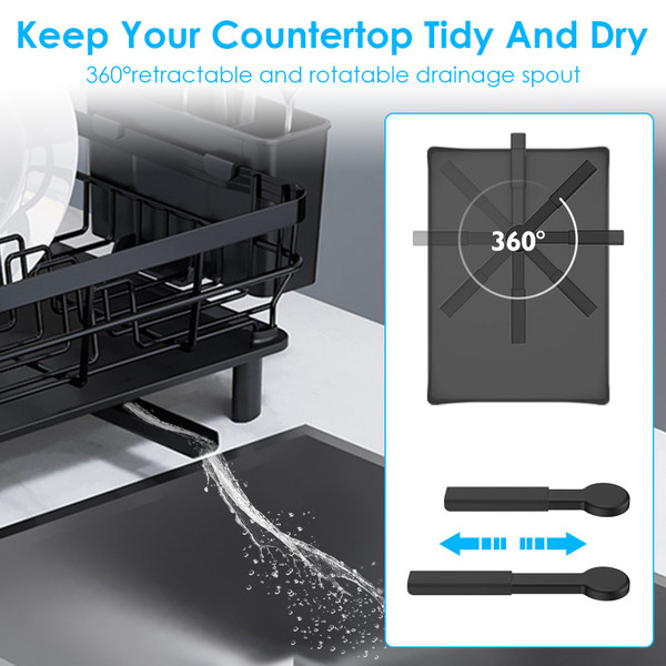 NewHome™ Dish Draining Rack product image