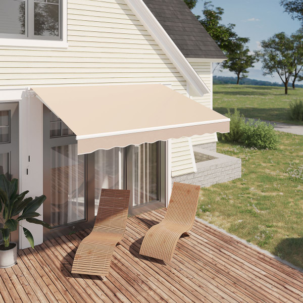 Manual Retractable Sun Shade Awning with Manual Crank product image