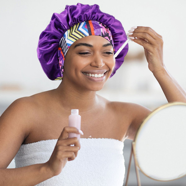 Women's Silky Satin Head Scarf Hair Wrap (3-Pack) product image