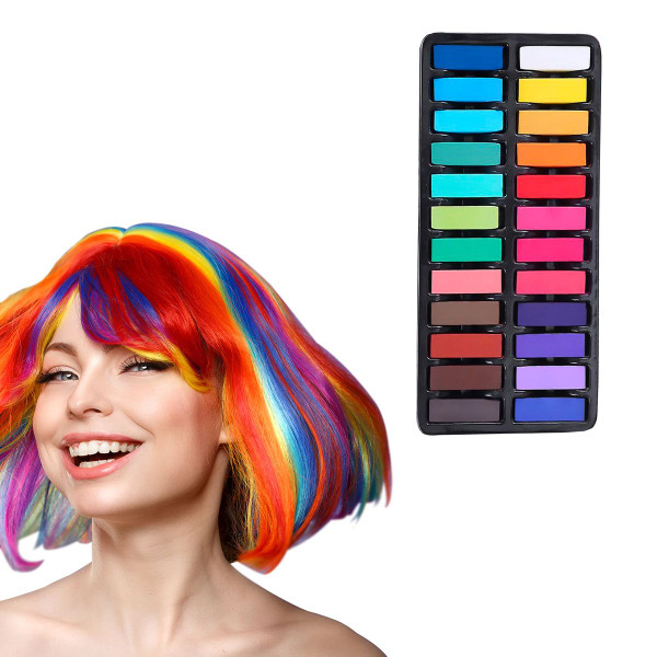 Washable Assorted Hair Chalk Set (2-Pack) product image
