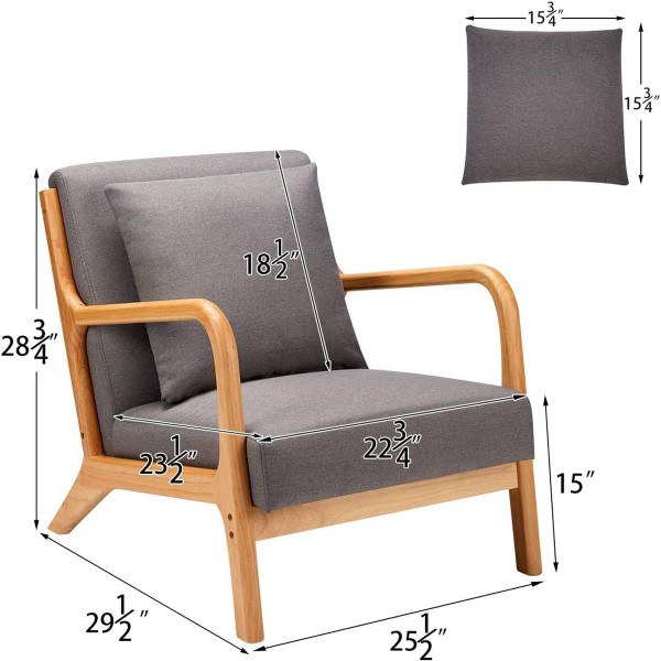 Mid-Century Modern Accent Chair product image