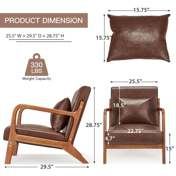 Mid-Century Modern Accent Chair product image