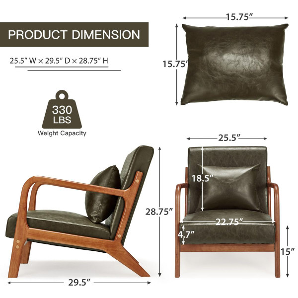 Mid-Century Modern Accent Chair product image