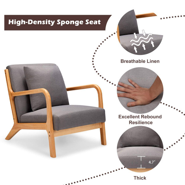 Mid-Century Modern Accent Chair product image