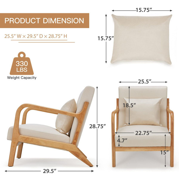 Mid-Century Modern Accent Chair product image